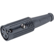 601-0500 Female cable connector Black, 5 Poles 5 D