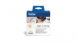 DK-11219, Label Roll, Paper, 12 x 12mm, 1200pcs, White, Brother