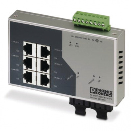 FL SWITCH SF 6TX/2FX, Industrial Ethernet Switch 6x 10/100 RJ45 2x SC (multi-mode), Phoenix Contact