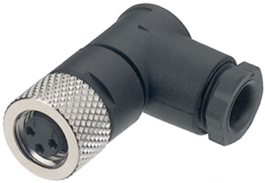 99 3378 00 04, Cable socket angled, 768 series 4-pole M8, Binder