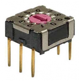 RND 210-00133, Rotary DIP switch BCD 3+3, RND Components