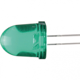 1363-2SYGT/S530-E2, LED 10 mm (T31/2) green, Everlight