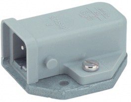 STASAP 2 B, Разъем: прямоугольный; ST; гнездо; "папа"; PIN:2; луженые; IP54; 16А, Hirschmann