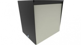 1454J, Metal Instrument Case, Black / Grey, Steel, 1454, Hammond