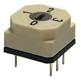 RND 210-00103, PCB coding switch BCD 3+3, RND Components