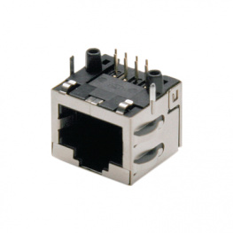 SS60300-002, Modular jack 8 Shielded, Bel Stewart