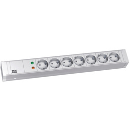333.004, Outlet Strip, 7xF (CEE 7/3), 2 m, Bachmann