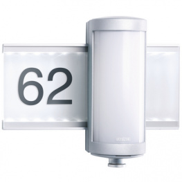 L 625 LED, LED house number light fixture 9 W silver, Steinel