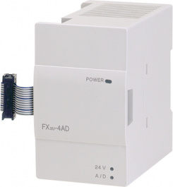 FX3U-4AD, Analogue Input Module FX3G, 4 DI, Mitsubishi