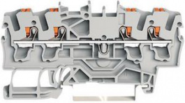 2202-1401, Feedthru Terminal, Cage Clamp, 4 Poles, 0.25 ... 4mm\x1a, Wago