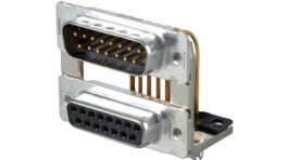 163A19539X, D-Sub plug + socket 2 x 15P, Conec