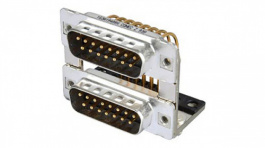 163A19499X, D-Sub dual plug 2 x 15P, Conec