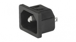 6100.4115, IEC Connector, C14, I, IP30, Schurter