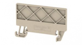 2488970000, Partition Plate, Dark Beige, Weidmuller