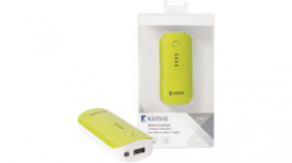 CS4400PB001GR, Powerbank 4400 mAh green, KONIG