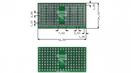RE942-S2, Prototyping board FR4 epoxy fibre-glass + HAL, Roth Elektronik