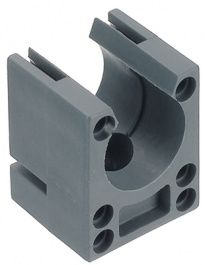 PA-HOG-07, System holder or tube clipNW07 grey, Reiku