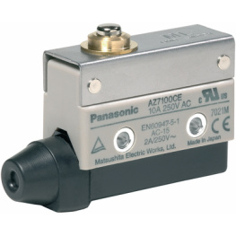 AZ7100CEJ, Limit switch AZ7 10 A Plunger Limit switch, short push plunger 1 change-over (CO, Panasonic