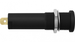 HSEB 3125 L Au / SW, Laboratory socket diam 4 mm black CAT IV, Schutzinger