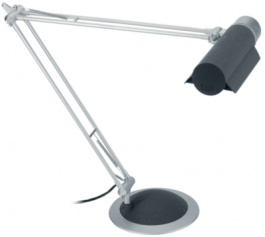 DULUX TABLE EL SI 18W, Desktop lamp Euro - silver, Osram