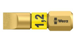 05056176001, Насадка; плоская; 6,5x1,2мм; Длина: 25мм; Монтаж: 1/4" (D6,3мм), Wera Tools