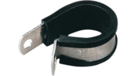 ALU 6 C, Cable Clamp Black Clamping range diam. 6.4 mm Aluminium/Chlo, HellermannTyton