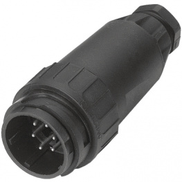 C016 10I019 003 2, Male cable connector 19P+EP, Amphenol