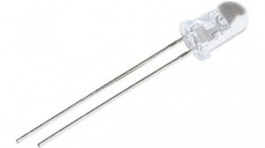 RND 135-00123, LED 5mm Round White 5000mcd 600nm, RND Components