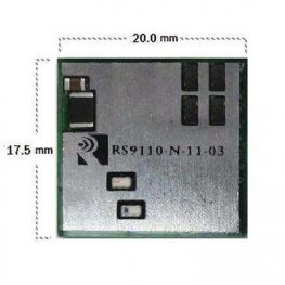 RS9110-N-11-03, WLAN module 802.11n/a/g/b, Redpine Signals