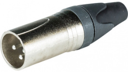 RND 205-00560, XLR connector Male 3 Soldering Red, RND Connect