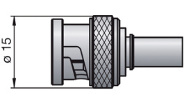 71S102-109N5, Cable plug straight BNC 75 Ohm, Rosenberger connectors