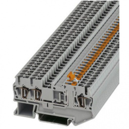 3036356, ST 2,5-TWIN-MT feed-through terminal block, 0.08...2.5 mm2 400 vac 20 a grey, Phoenix Contact