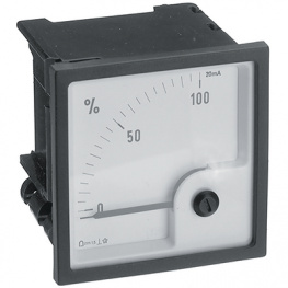 GTS 0106 0-60MV, 0-100%, Analogue Display 72 x 72 mm 0...60 mVDC, Weigel