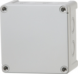 TAM 111107 enclosure, Plastic enclosure grey, RAL 7035 110 x 110 x 65 mm ABS, Fibox