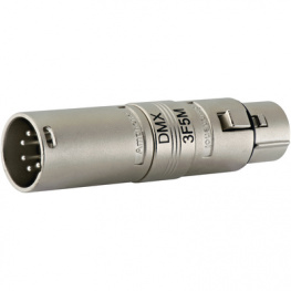AC3F5MW, XLR, Adapter 8 AC Nickel - Plated, Amphenol