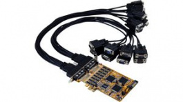EX-44016-2, Interface Card, 16x DB9M (cable) RS232 PCI-E x1, Exsys