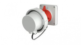 1259, CEE Socket 5P 16mm² 63A IP67 400V Red, Mennekes