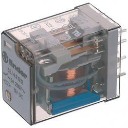 55.14.8.024.0000, Industrial relay 24 VAC 190 Ohm 1.5 VA, FINDER