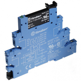 38.81.7.024.7048, Реле: интерфейсное; SPST-NO; Uобмотки:24ВDC; 0,1А; 0,1A/48ВDC, FINDER