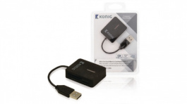CSU2TCR100BL, Card Reader All In One, USB 2.0, KONIG