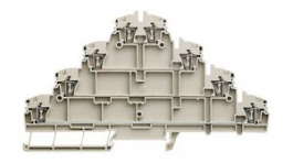 1208920000, Multi Tier Modular Terminal, 250V, 20A, 8 Poles, 2.5mm\x1a, Tension Clamp, Dark, Weidmuller