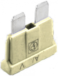 164.6185.5252, Fuse ATO 25 A 32 VDC white, Littelfuse