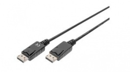 AK-340103-030-S, Video Cable, DisplayPort Plug - DisplayPort Plug 3m, DIGITUS