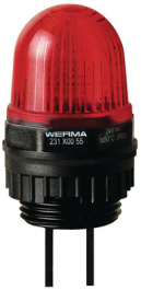 23110055, Installation LED light, 22.5 mm, red, WERMA Signaltechnik