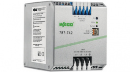 787-742, Блок питания: импульсный; 480Вт; 24ВDC; 20А; Uпит: 400?500ВAC; 90%, Wago