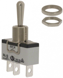 635H/2, Industrial toggle switch on-(on) 1P, APEM