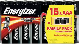 E300171705 [16 шт], Primary Battery 1.5 V LR03 Pack of 16 pieces, Energizer
