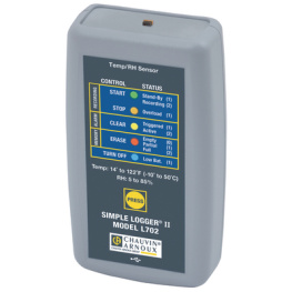 L702, Data logger for temperature and moisture, Chauvin Arnoux