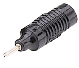 001 16010 410012, Adapter plug series 001 diam. 2 mm / diam. 4 mm Black, Buschel
