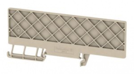 2489100000, Partition Plate, Dark Beige, Weidmuller